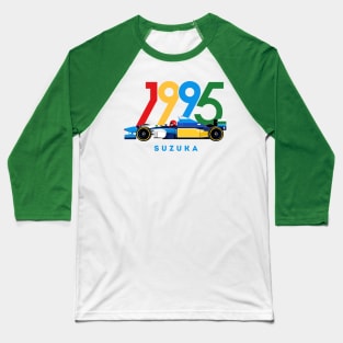 Retro Racing Car 1995 Baseball T-Shirt